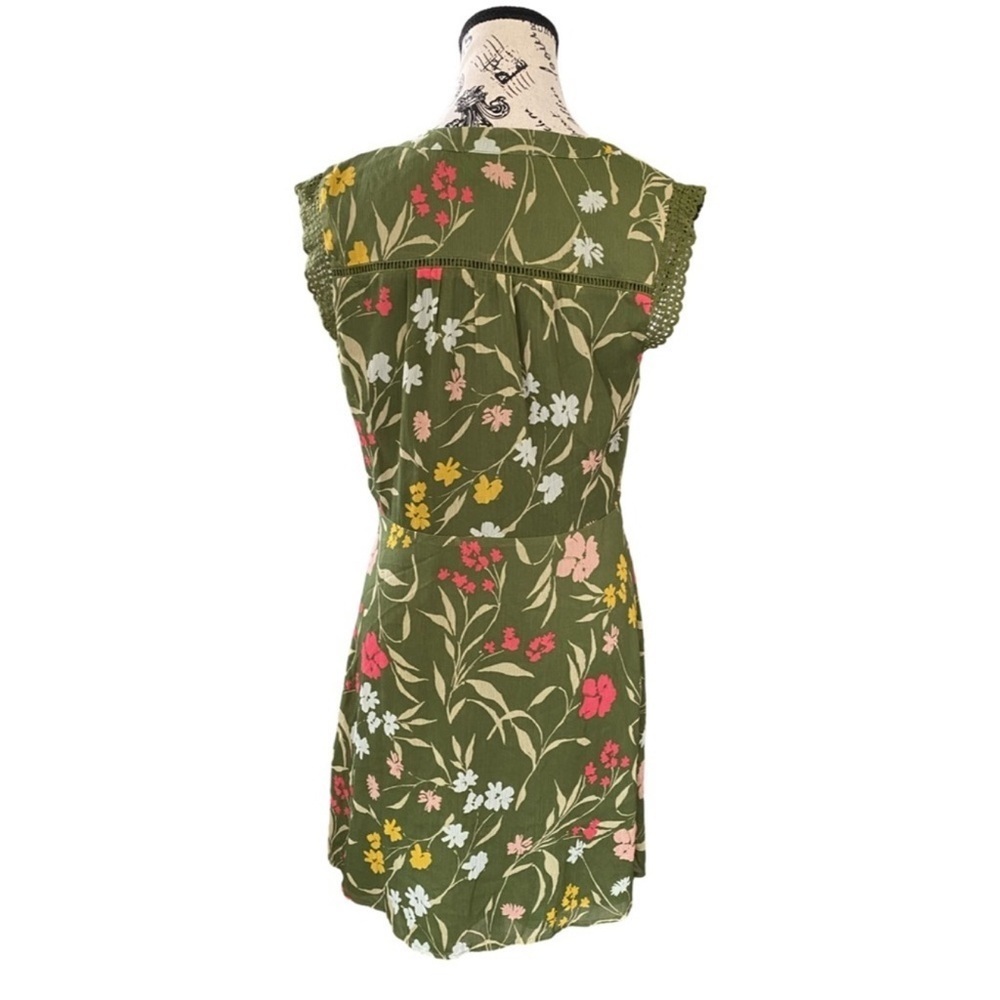 Daniel Rainn Cap Sleeve Floral Print Dress NWT Size S - Picture 3 of 9